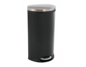 EKO Кош за отпадъци с педал “SHELL“ - 30 литра - черен