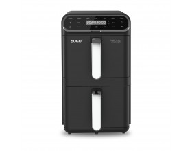 SOGO Вертикален двоен фритюрник с горещ въздух Air Fryer 2 x 5,5 л. 2460 W
