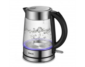SOGO Електрическа кана 1,7 л. 2200 W - стъклена