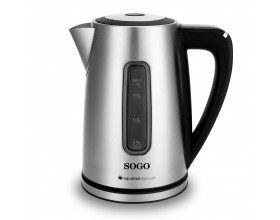 SOGO Дигитална електрическа кана 1,7 л. 2200 W - стомана