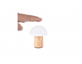 GINGKO Смарт лампа “Alice Mushroom“ S - 6,5см./бял ясен