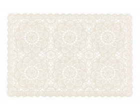 4LIVING Подложка за хранене 30 х 45 см. “Lace“ - бежова