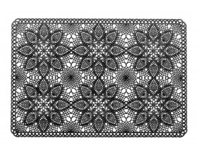 4LIVING Подложка за хранене 30 х 45 см. “Lace“ - черна