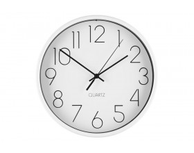 4LIVING Часовник за стена “Hour“ - цвят бял - Ø 25 см.