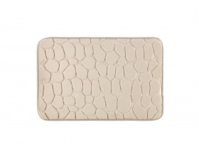 4LIVING Постелка за баня “Stone“ - 40 х 60 см. - бежова