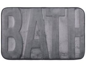 4LIVING Постелка за баня “Bath“ - 50х80 см. - сива