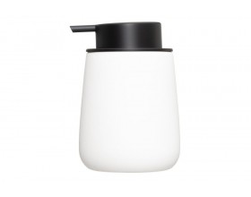 4LIVING Керамичен диспенсър за течен сапун “Nova“ - цвят бял - 350 мл.
