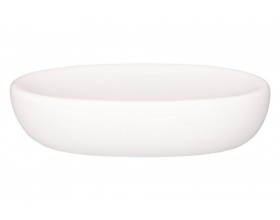 4LIVING Керамична сапунерка “Nova“ - цвят бял