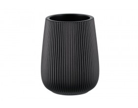 4LIVING Съд за четки за зъби “Nero“ - цвят черен