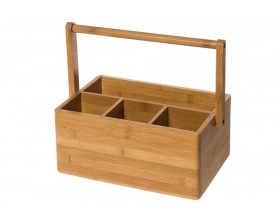 MAKU Бамбуков органайзер/кошница с 4 отделния