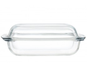 MAKU Тава с капак от термоустойчиво стъкло 4,1 л, 34 х 22 см.
