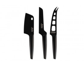 MAKU Комплект черни ножове за сирена - 3 части 