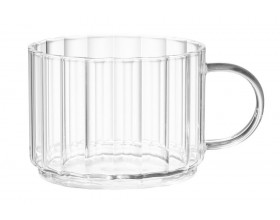 MAKU Стъклена чаша “Ripple“ - 300 мл.