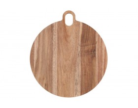 MAKU Акациева дъска за рязане и сервиране Ø 30 см.