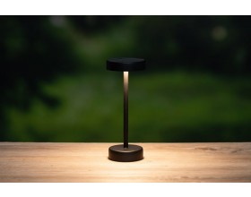 TARMO Настолна соларна лампа “Canberra“ - черна