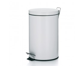 KELA Кош за отпадъци с педал “Monaco“ - бял - 12л.