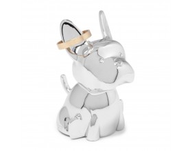 UMBRA Поставка за пръстени “ZOOLA FRENCHIE“ - куче - цвят хром