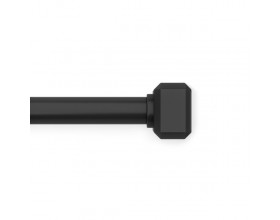 UMBRA Телескопичен корниз - GEO PIN-POINT - цвят черен мат - размер - 107-305 см.
