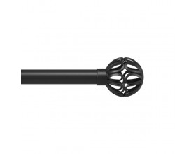 UMBRA Телескопичен корниз - ARIA PIN-POINT - цвят черен мат - размер - 107-305 см.