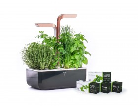 Домашна градина SMART VÉRITABLE® GARDEN - цвят черен/мед