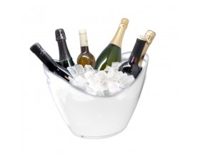 Vin Bouquet Охладител за бутилки "ICE BUCKET 6" - за 6 бутилки - бял