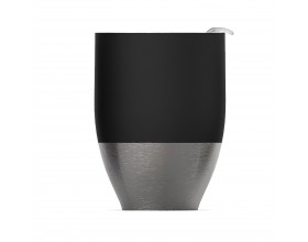 ASOBU  Двустенна термочаша “IMPERIAL COFFEЕ“ - 300 мл - цвят черен/инокс