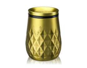 VISKI Термочаша с вакуумна изолация и керамично покритие “PARAGON“ - 355 мл - цвят злато