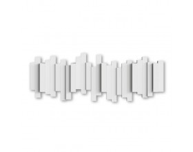 UMBRA Закачалка за стена с 5 бр. закачалки “STICKS“ - цвят бял