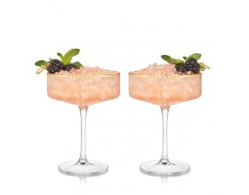VISKI Кристални чаши купе за коктейли “MERIDIAN“ 2 бр. - 340 мл.