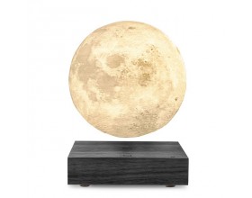 GINGKO Левитираща смарт лампа MOON - цвят черен