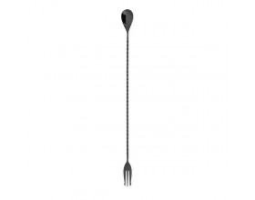 VISKI Лъжица за коктейли с вилица “TRIDENT“ - цвят GunMetal