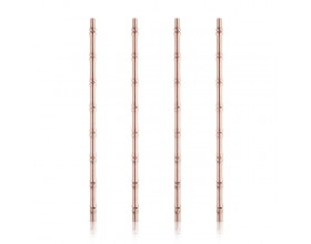 VISKI Коктейлни сламки “Bamboo Copper“ - 4бр.