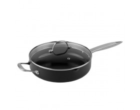 “ZYLISS COOK ULTIMATE PRO CERAMIC“ - Индукционен тиган с керамично покритие - Ø 28 см. - със стъклен капак