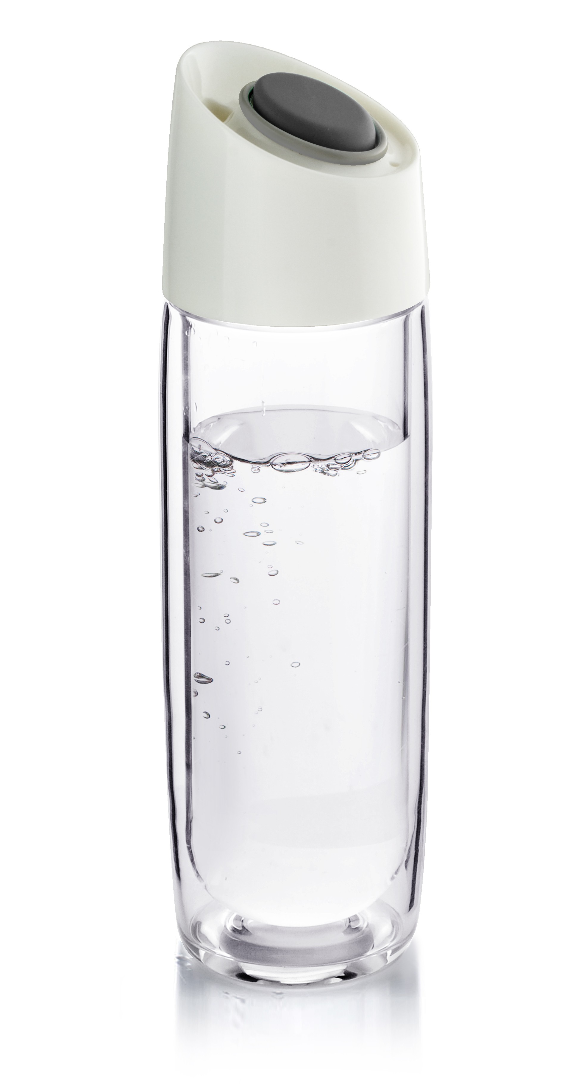 Asobu Dvustenna Stklena Termo Butilka Simply Clear 400 Ml Cvyat Grafit