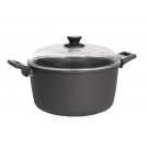 SKK Тенджера със стъклен капак индукционна - Ø 28 см.