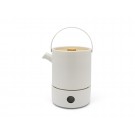 BREDEMEIJER Керамичен сет за чай с филтър и приставка за подгряване “Umea“ - бял - 1,2 л. 