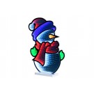 FINNLUMOR Светлинна LED декорация (с 3D ефект) “Снежен човек“ - 46 см