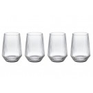 MAKU Комплект 4бр оребрени универсални чаши - 400мл.