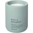 BLOMUS Ароматна свещ FRAGA размер L - аромат Basil & Bergamot - цвят Pine Gray 