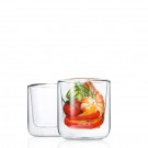 BLOMUS Комплект от 2 бр двустенни стъклени чаши NERO за кафе - 200 мл