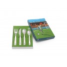 ZILVERSTAD Комплект детски прибори за хранене “Футбол“ - 4 части