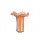 Fanni K Стъклена ваза “Tanssi“ - цвят праскова