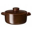 MAKU Камениновo гювече с капак “Brown Edition“ - Ø 12см.