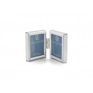 ZILVERSTAD Двойна рамка за снимки със сребърно покритие “Mini“ - 4х5 см.