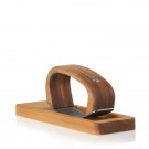 AdHoc Преса за чесън с дъска RoccaAlio - акация