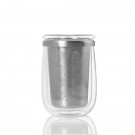 AdHoc Двустенна чаша с инфузер за чай Fusion Glass - 400 мл.