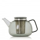 AdHoc Стъклен чайник с инфузер 1,6 л. Yuna - сиво стъкло