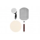 MUSTANG К-т за пица от 3 части (камък, нож и лопатка)