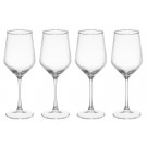 MAKU Комплект 4 бр оребрени чаши за вино - 500мл.