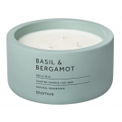 BLOMUS Ароматна свещ FRAGA, размер XL - аромат Basil & Bergamot - цвят Pine Gray
